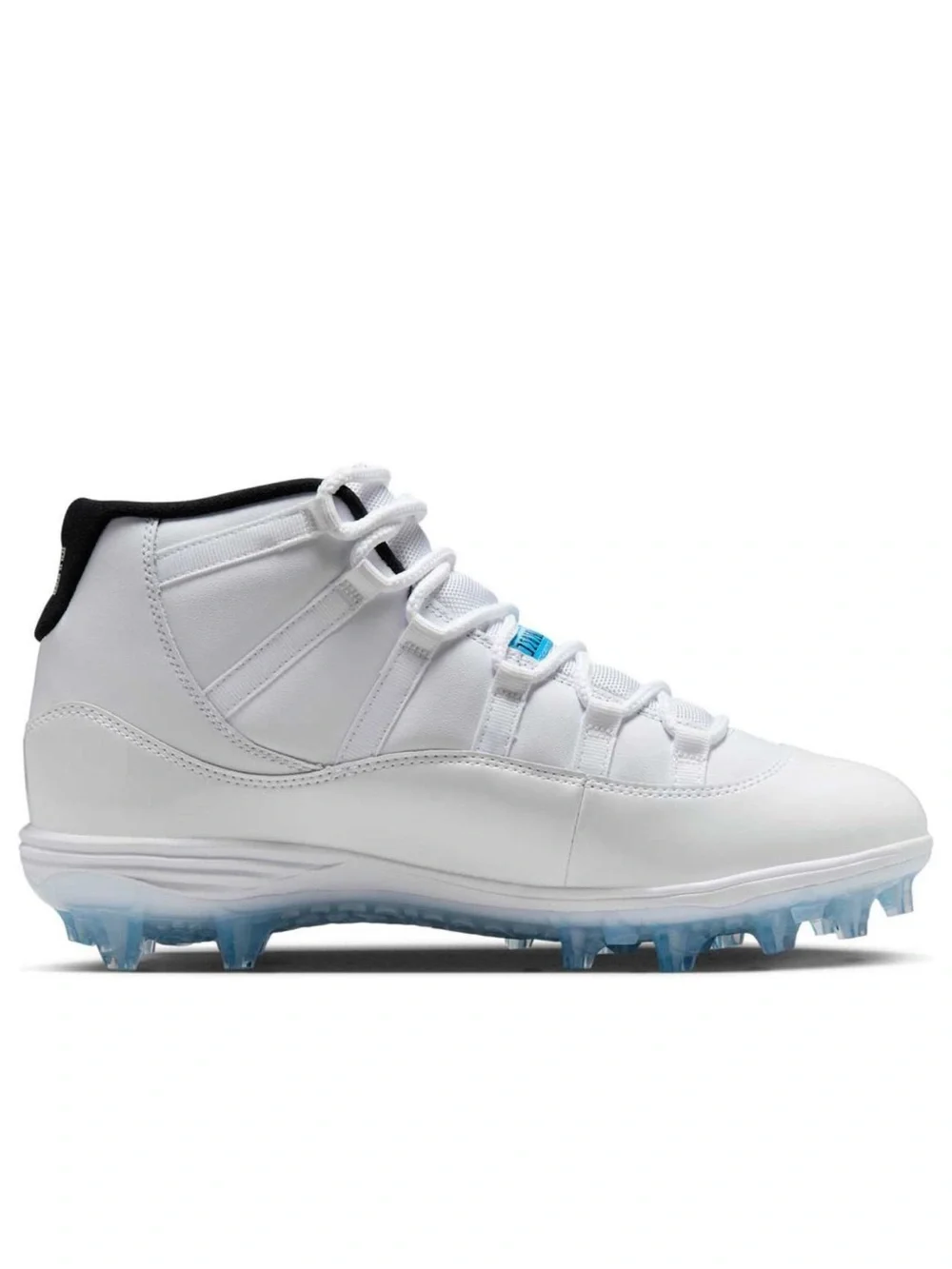 NEW Jordan 11 Mid TD Football Cleats-White/Legend Blue-Black: HM7324 104 (10.5)
